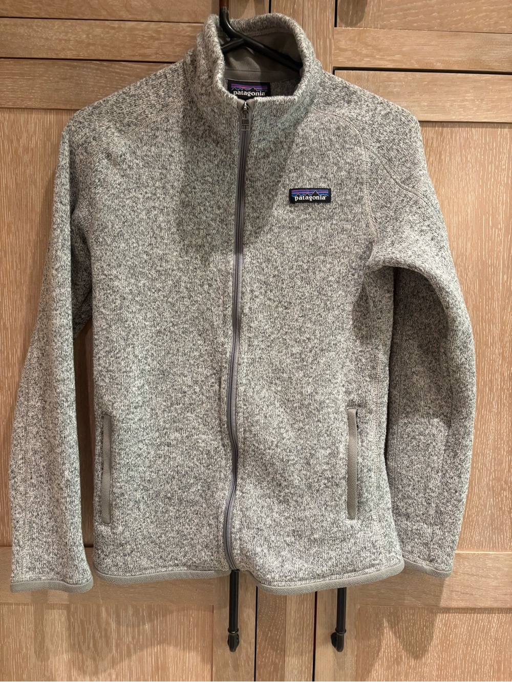 Patagonia Woman’s XS Heather Gray Full-Zip Fleece Jacket
